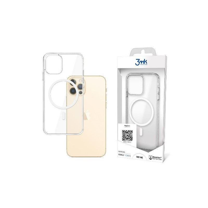 3MK Apple iPhone 12 / 12 Pro Mag Case Transparent