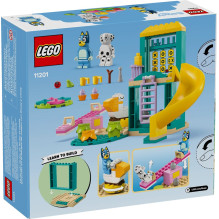 Žaislų Rinkinys - LEGO BLUEY 11201 Žaidimų Aikštelės Linksmybės 104 Dalys su Bluey ir Chloe