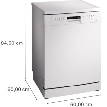 Bosch Serie 2 SMS2ITW65E indaplovė Laisvai pastatoma 12 vietos nustatymo Bosch Serie 2 SMS2ITW65E indaplovė Laisvai pastatoma 12 vietos nustatymo