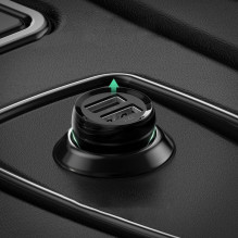 Ugreen Ugreen car charger 2x USB 24W 4.8 A (2x 2.4 A) black (50875) Black