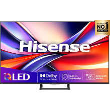 Televizorius, HISENSE, 75 colių, 4K Ultra HD, 3840 x 2160 pikselių, plokščias, 16:9, QLED, 75A7Q