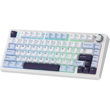 Aula F75 EN / RU Layout Mechanical Gaming keyboard White Ice vein switch Aula F75 EN / RU Layout Mechanical Gaming keyboard White Ice vein switch