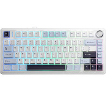 Aula F75 EN / RU Layout Mechanical Gaming keyboard White Ice vein switch Aula F75 EN / RU Layout Mechanical Gaming keyboard White Ice vein switch
