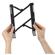 Hama 00126816 Light Foldable Laptop Stand 15.6", Black