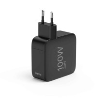 Hama 00201962 Entry Level 100W Wall Charger 2x USB-C 1x USB-A, Black