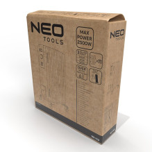 Oil-Filled Radiator NEO TOOLS 2500 W, 11 Fins, White