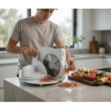 Esperanza EKM017W slicer Electric Stainless steel,White Plastic,Stainless steel 150 W Esperanza EKM017W slicer Electric Stainless steel,White Plastic,Stainless steel 150 W