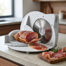 Esperanza EKM017W slicer Electric Stainless steel,White Plastic,Stainless steel 150 W Esperanza EKM017W slicer Electric Stainless steel,White Plastic,Stainless steel 150 W