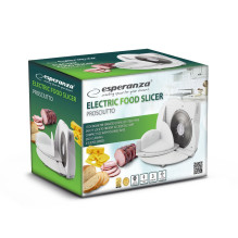 Esperanza EKM017W slicer Electric Stainless steel,White Plastic,Stainless steel 150 W Esperanza EKM017W slicer Electric Stainless steel,White Plastic,Stainless steel 150 W