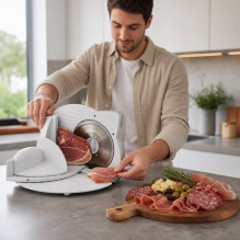 Esperanza EKM017W slicer Electric Stainless steel,White Plastic,Stainless steel 150 W Esperanza EKM017W slicer Electric Stainless steel,White Plastic,Stainless steel 150 W
