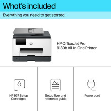 HP Officejet Pro 9130b All-in-One MFP colour ink-jet A4 23ppmcopy 25ppmprint 250 sheets USB 2.0 LAN USB host Wi-Fi HP Officejet Pro 9130b All-in-One MFP colour ink-jet A4 23ppmcopy 25ppmprint 250 sheets USB 2.0 LAN USB host Wi-Fi