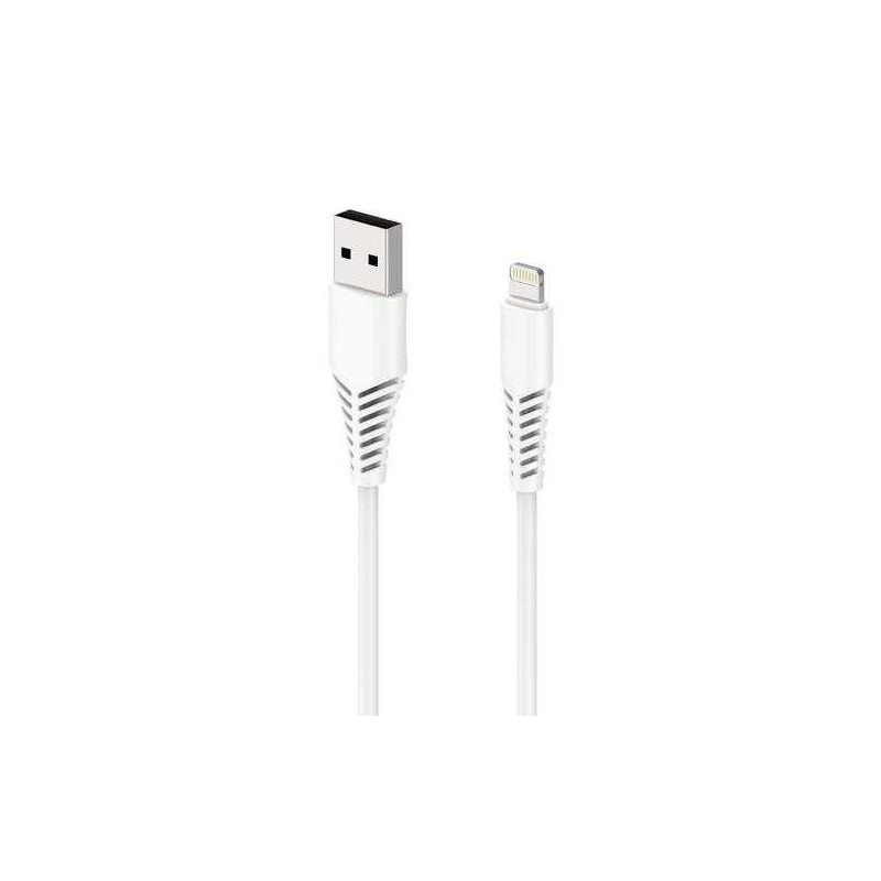 2GO 797288 USB-A / „Lightning“ 1m Balta