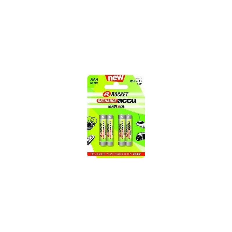 ROCKET HR3-850-R2U buitinė baterija Įkraunama baterija AAA nikelio-metalo hidrido (NiMH)