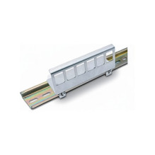 VALUE DIN rail adapter, unpopulated, for 6 keystones