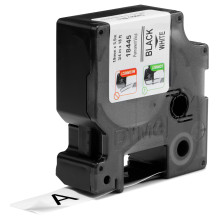 Dymo IND - Vinyl - Schwarz auf Weiß - Roll (1.9 cm x 5.5 m)
