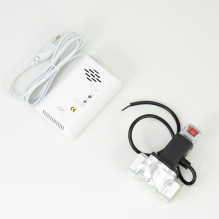 Pack 2 pcs PNI Safe House 400 Kit Gas Sensor & Solenoid Valve 3 / 4 Inch, Audible & Light Alarm, 85dB, Detects N Pack 2 pcs PNI Safe House 400 Kit Gas Sensor & Solenoid Valve 3 / 4 Inch, Audible & Light Alarm, 85dB, Detects N