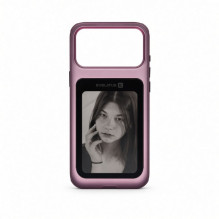 Evelatus Apple iPhone 18 Pro LiveCase Hybird Case Stendo PC+TPU Burgundy