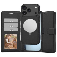 „Tech-Protect“ piniginė, „Magsafe iPhone 17 Pro Max“, matinės juodos spalvos