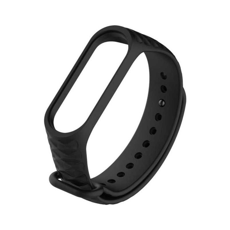 Beline Mi Band 3/4 silikoninė apyrankė, juoda