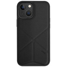 UNIQ „Transforma Magclick“ įkrovimo kietas dėklas „iPhone 14 Plus“, juodas