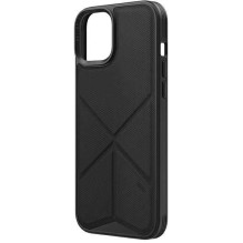 UNIQ „Transforma Magclick“ įkrovimo kietas dėklas „iPhone 14 Plus“, juodas