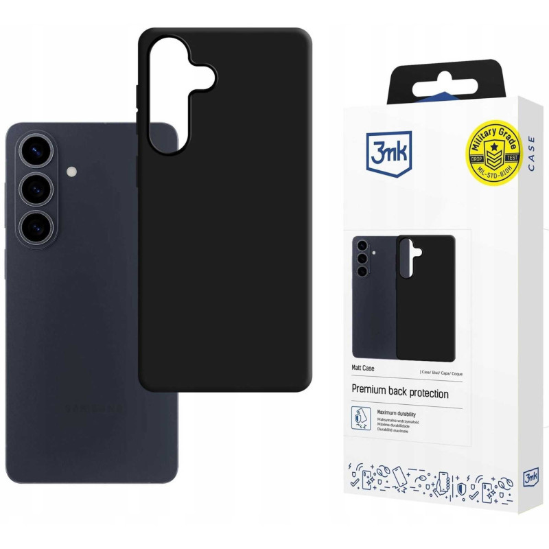 3MK Matt Case Samsung Galax y S26 Plus Black