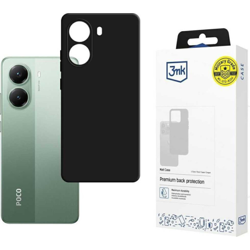 3MK Matt Case Xiaomi Poco X7 Pro Matte Black