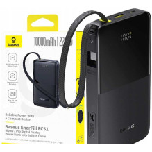 „Baseus EnerFill Bipow2“ 10000mAh 22,5W juodas