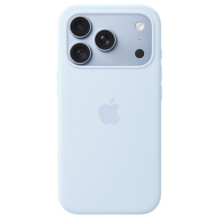 Smartphone Case Apple iPhone 18 Pro Silicone with MagSafe - Crisp Blue