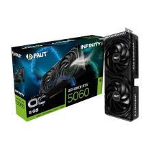 Graphics Card, PALIT, NVIDIA, GeForce RTX 5060, 2280 MHz, 8 GB, GDDR7, 128 bit, PCI Express 5.0, Active, NE75060V19P1-GB