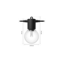 Philips Hue Festavia globe string 14m 20bulb EU , Philips Hue Festavia globe string 14m 20bulb EU ,