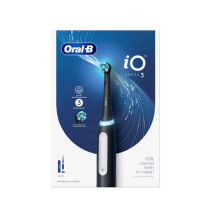 Oral-B iO3 Series Electric toothbrush, Black + Travel case ,