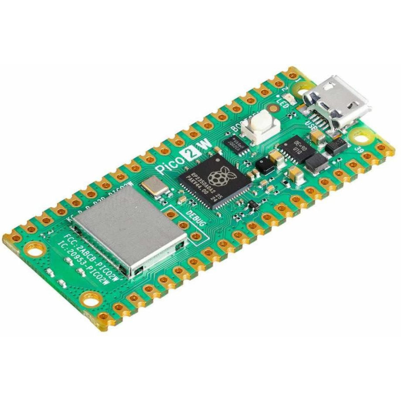 Raspberry Pi Pico 2 W - RP2350 ARM Cortex M33 + CYW43439 - WiFi / Bluetooth