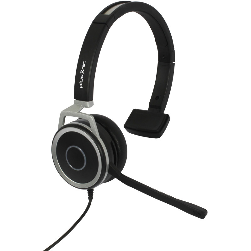 „Plusonic“ verslo ausinės / 15.1P / monofoninės / USB ir 3,5 mm lizdas