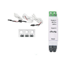 „Shelly Pro 3EM-3CT63“ energijos sąnaudų skaitiklis „Shelly Pro 3EM-3CT63“ energijos sąnaudų skaitiklis