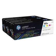 HP 305A 3-pack Cyan / Magenta / Yellow Original LaserJet Toner Cartridges toner cartridge HP 305A 3-pack Cyan / Magenta / Yellow Original LaserJet Toner Cartridges toner cartridge