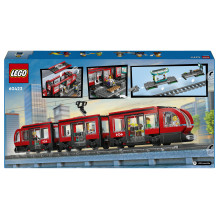 LEGO Miesto centro tramvajus ir stotis
