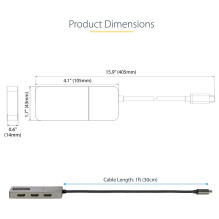 StarTech.com MST14CD123HD USB grafikos adapteris