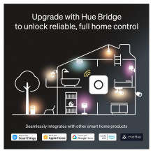 „Philips by Signify Hue“ išmanusis apšvietimas su balta ir spalvota šviesa 8720169339712