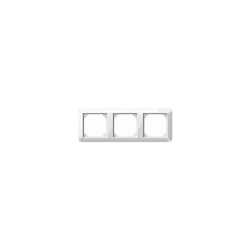 MERTEN 389319 Rahmen 3 fach pws brilliant 1-M