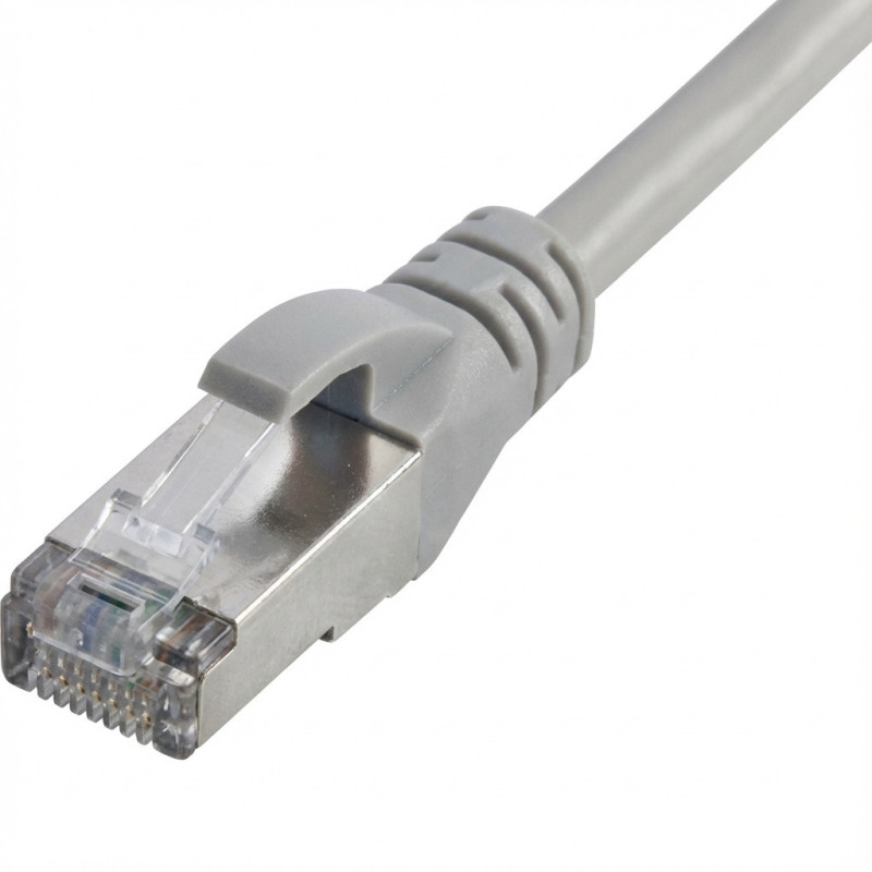 Captiva Cable Patch Cable CAT 6a Cable for Network, LAN and Ethernet 5m Grey