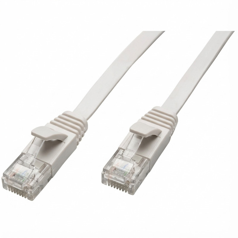Captiva Cable Patch Cable CAT 8 Cable for Network, LAN and Ethernet 5m White