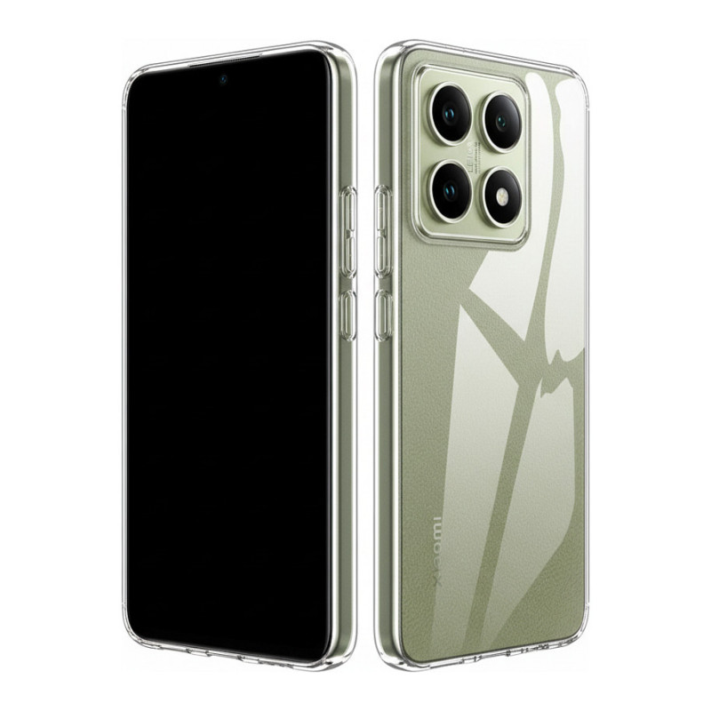 PEDEA Soft TPU Case for Xiaomi Redmi 14T Pro, transparent