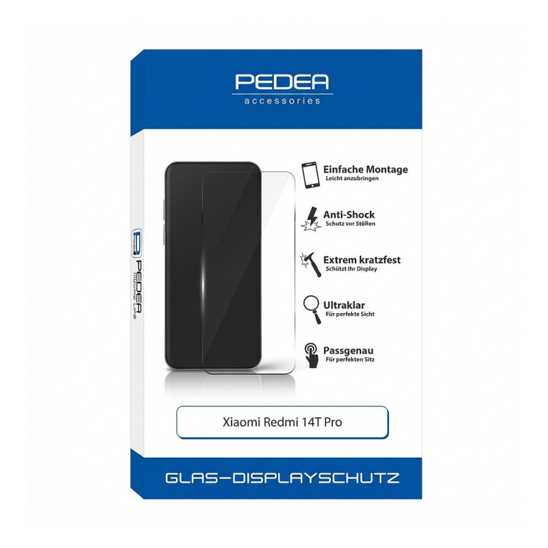 PEDEA display protective glass for Xiaomi Redmi 14T Pro