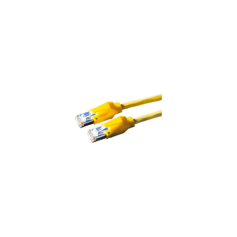 „Draka Comteq S / FTP“ jungiamasis kabelis Cat6, geltonas, 2 m tinklo kabelis