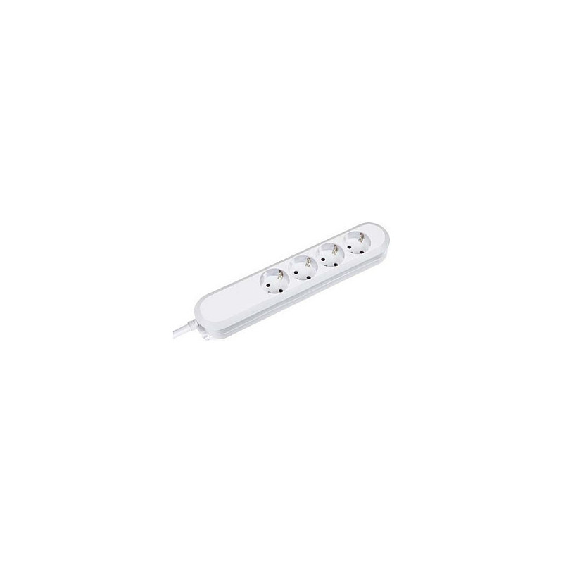 BACHMANN SMART maitinimo laidas, 4x apsauginiai kontaktai, baltas, 1,5 m