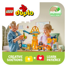 LEGO DUPLO 3 viename Statybvietė ir transporto priemonės 10476