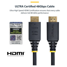 „StarTech.com“ HDMI21-CBL-8K60-2M HDMI kabelis