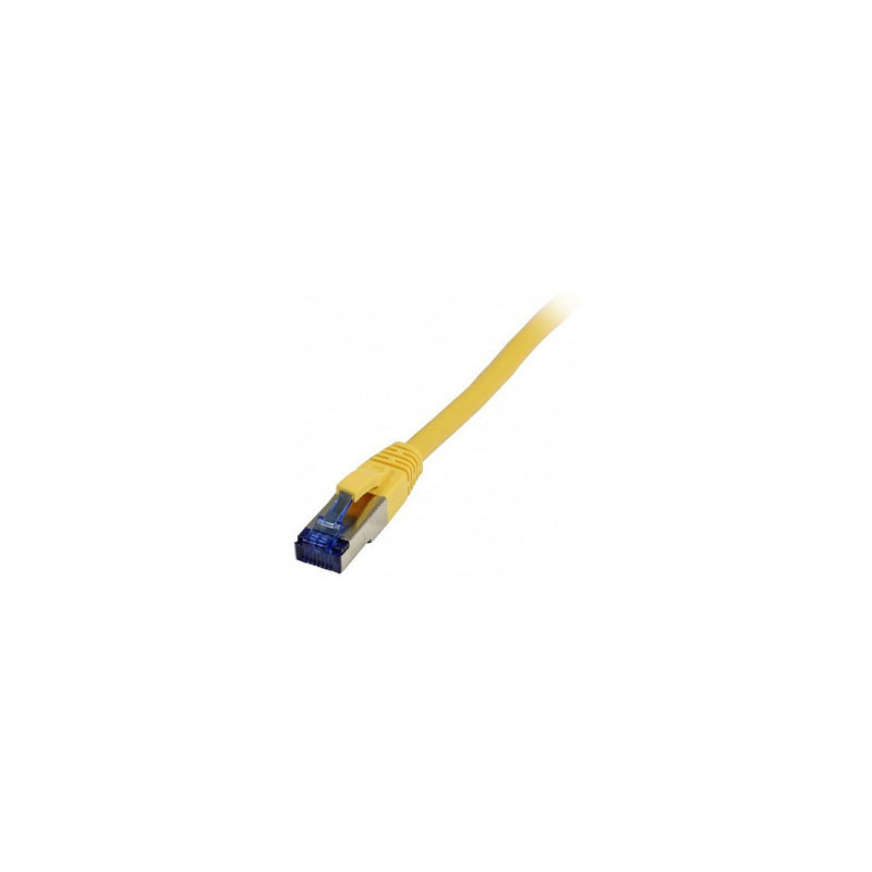 „Synergy21“ jungiamasis kabelis RJ45, CAT6A 500Mhz, 7,5 m, geltonas, S-STP(S / FTP), TPE / LSZH(Superflex), AWG26,
