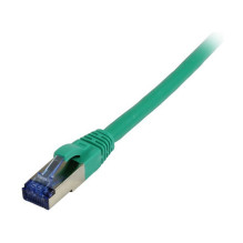 „Synergy21“ jungiamasis kabelis RJ45, CAT6A 500Mhz, 1,5 m, žalias, S-STP(S / FTP), TPE / LSZH(Superflex), AWG26,